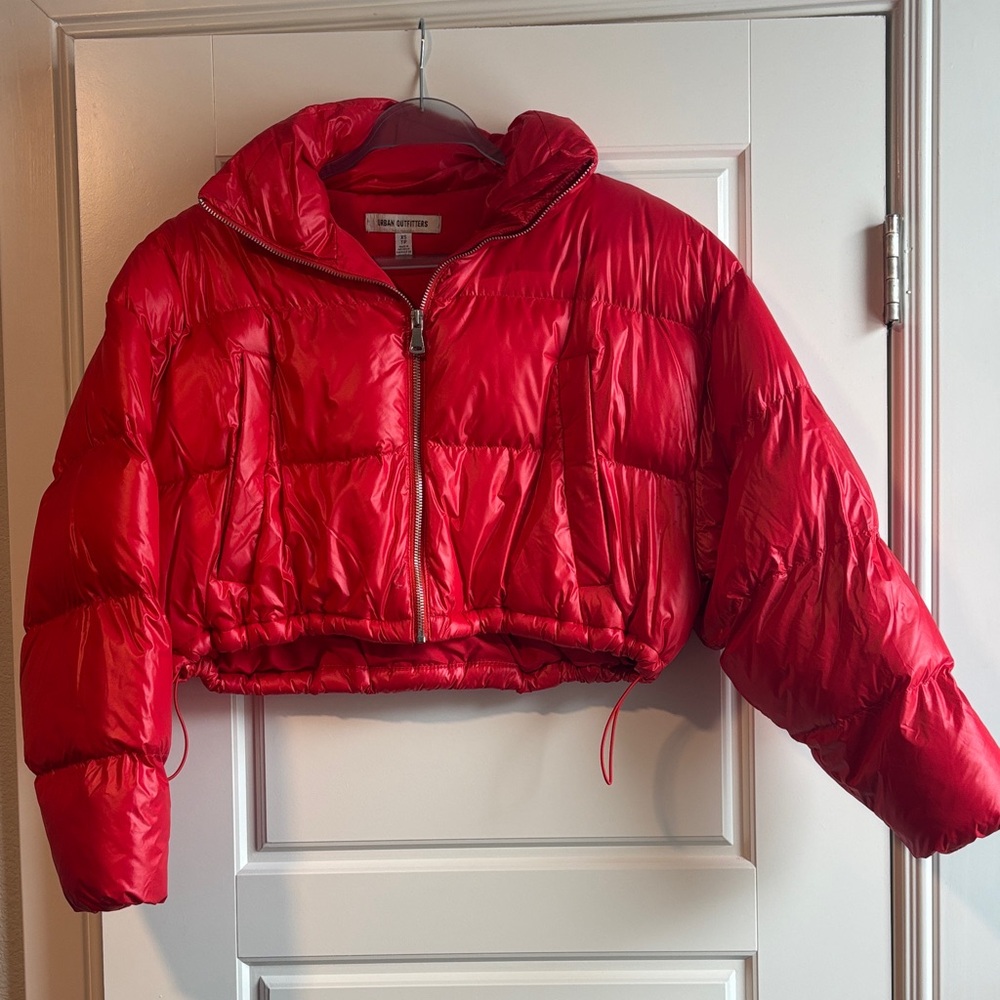 Urban Outfitters Red Bomber Jacket